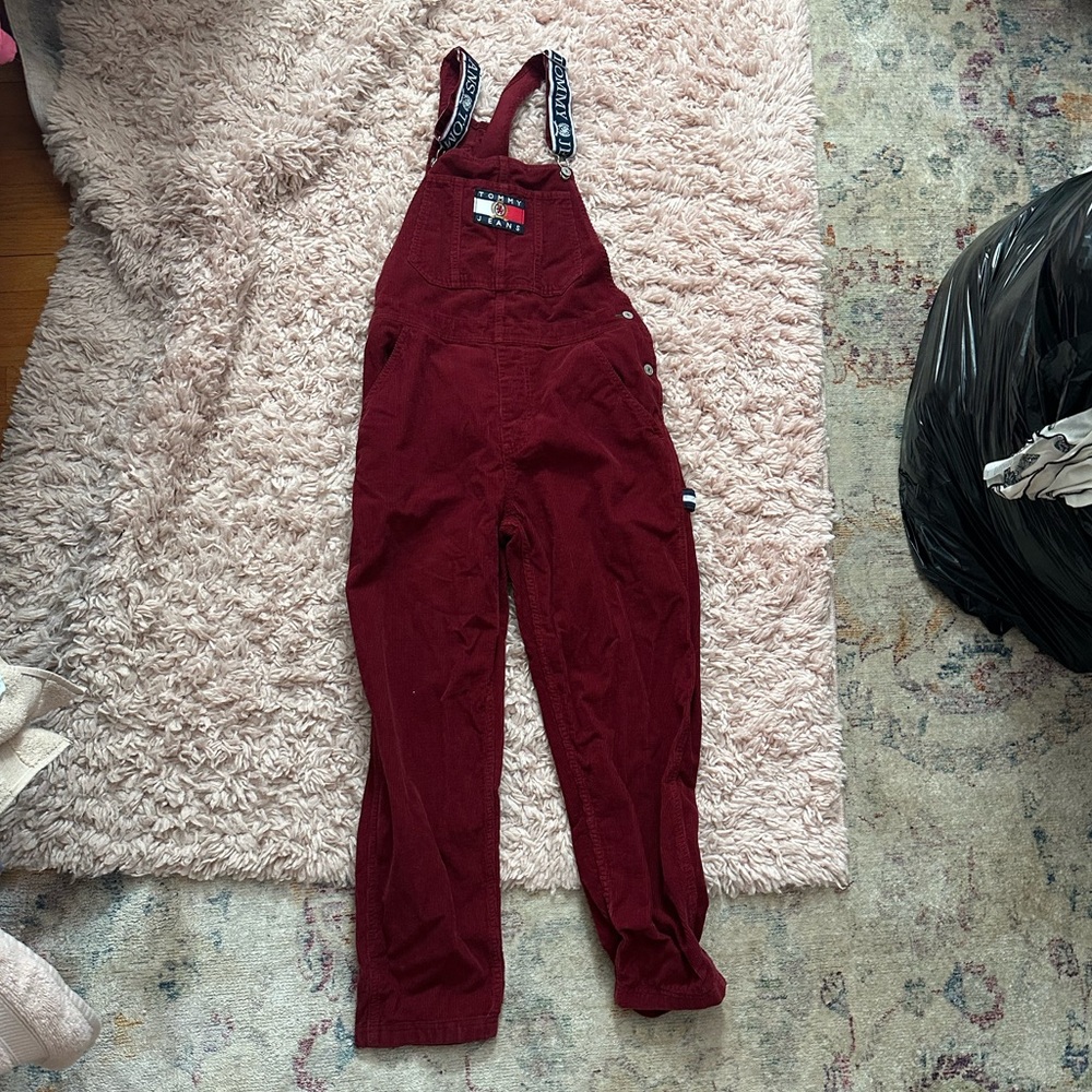 Tommy Hilfiger Red Overalls, Unworn, Size Medium